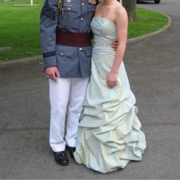 Joli Prom Strapless Beaded Prom Dress - Picture 6 of 6